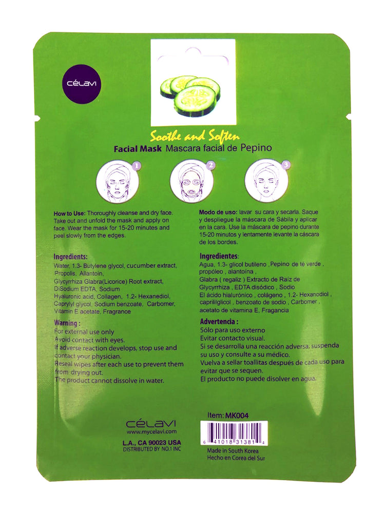 Cucumber Korean Face Mask