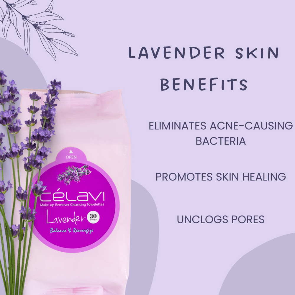 Lavender Makeup Remover Wipes