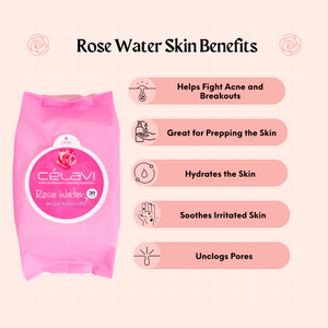 Rose Water Makeup Remover Wipes