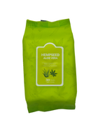 Hemp Seed Aloe Vera Makeup Remover Wipes