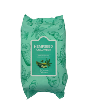 Hemp Seed Cucumber Makeup Remover Wipes