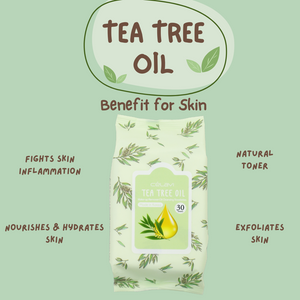 Tea Tree Oil Cleansing Wipes