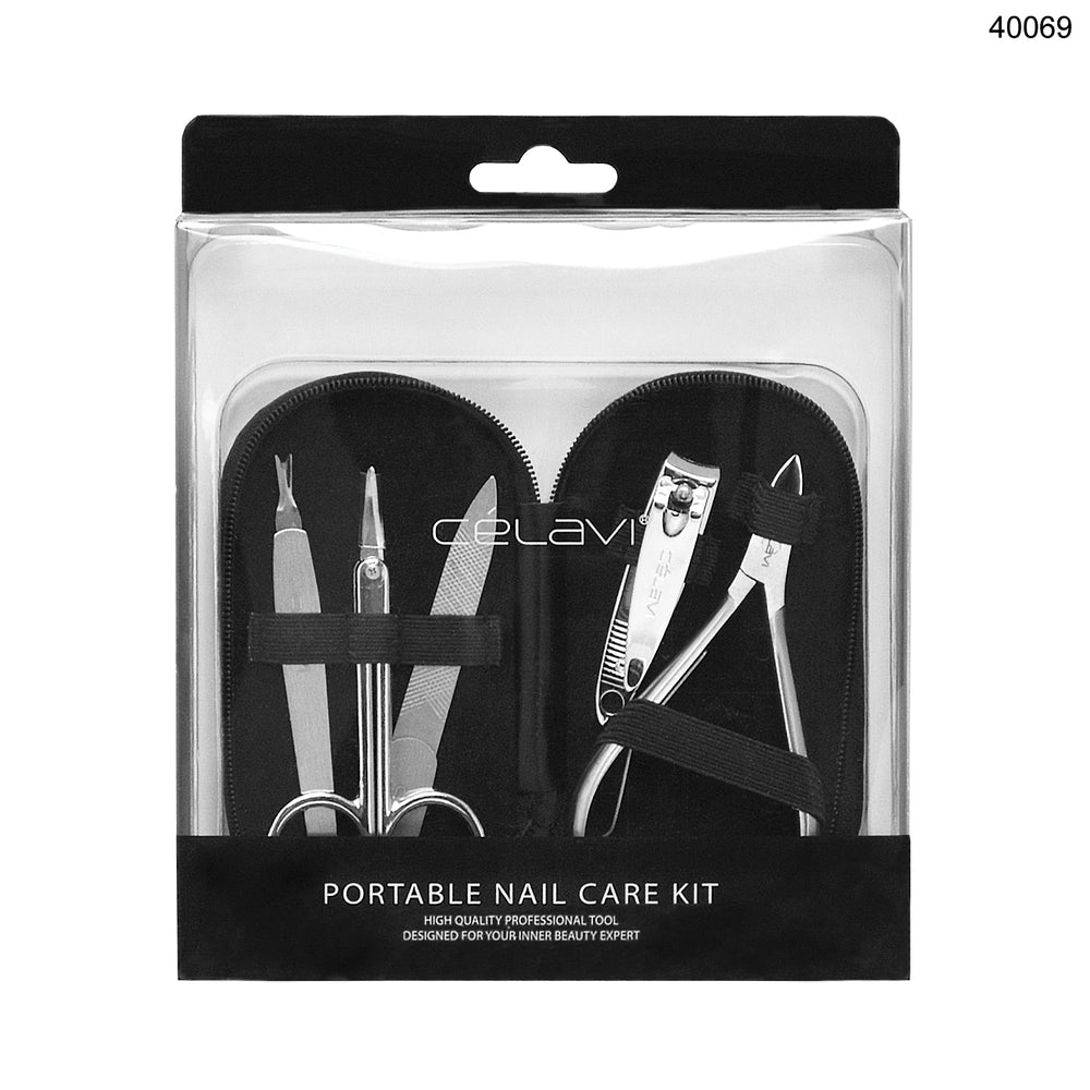 Celavi 5PC Premium Nail Care Set with Pouch