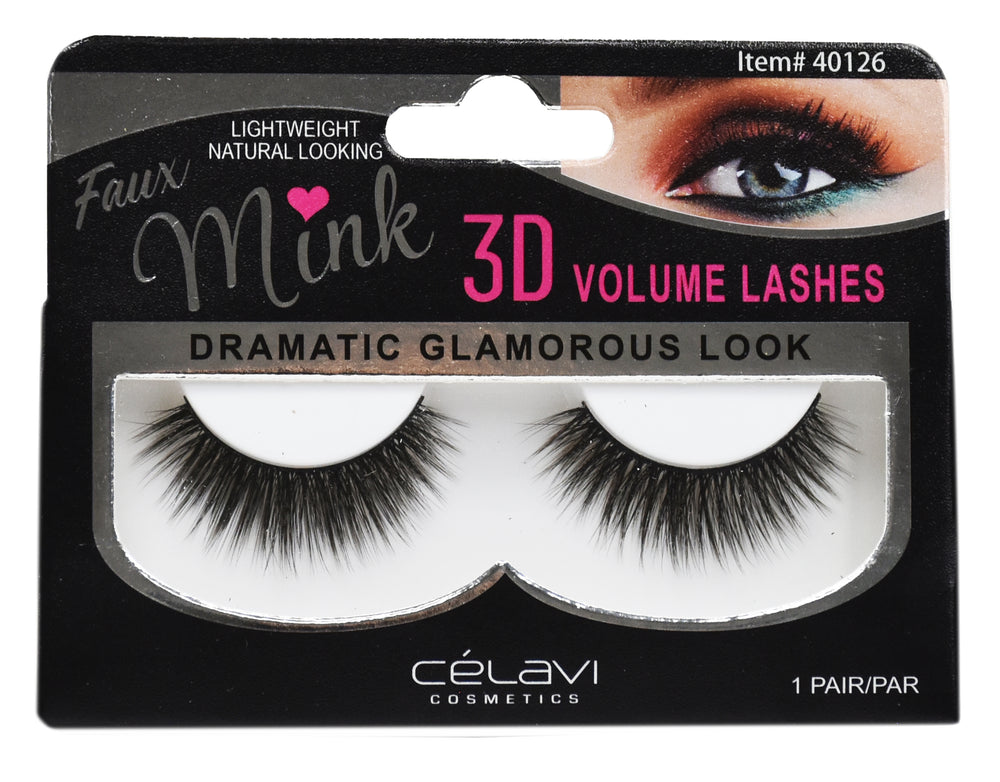 3D Faux Mink Eyelashes freeshipping - Celavi Beauty & Cosmetics