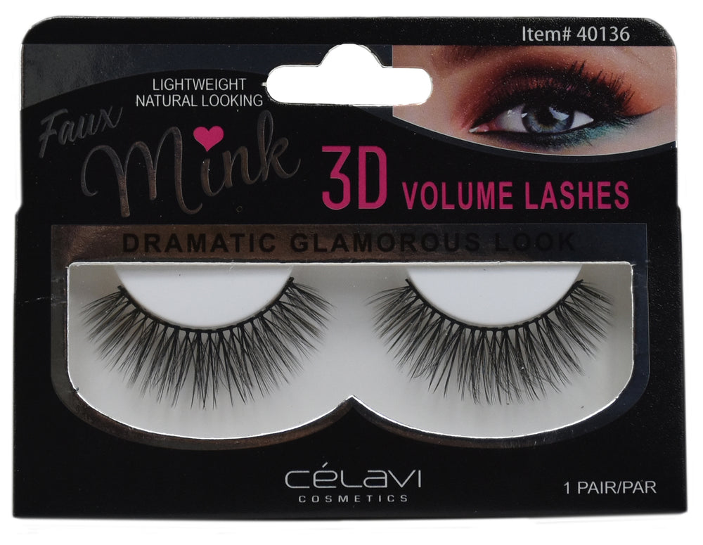 3D Faux Mink Eyelashes freeshipping - Celavi Beauty & Cosmetics