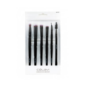 Celavi 6PC Gorgeous Eye Brush Set