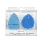 Facial Exfoliating Sponge Duo freeshipping - Celavi Beauty & Cosmetics