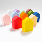 house shaped beauty makeup sponges