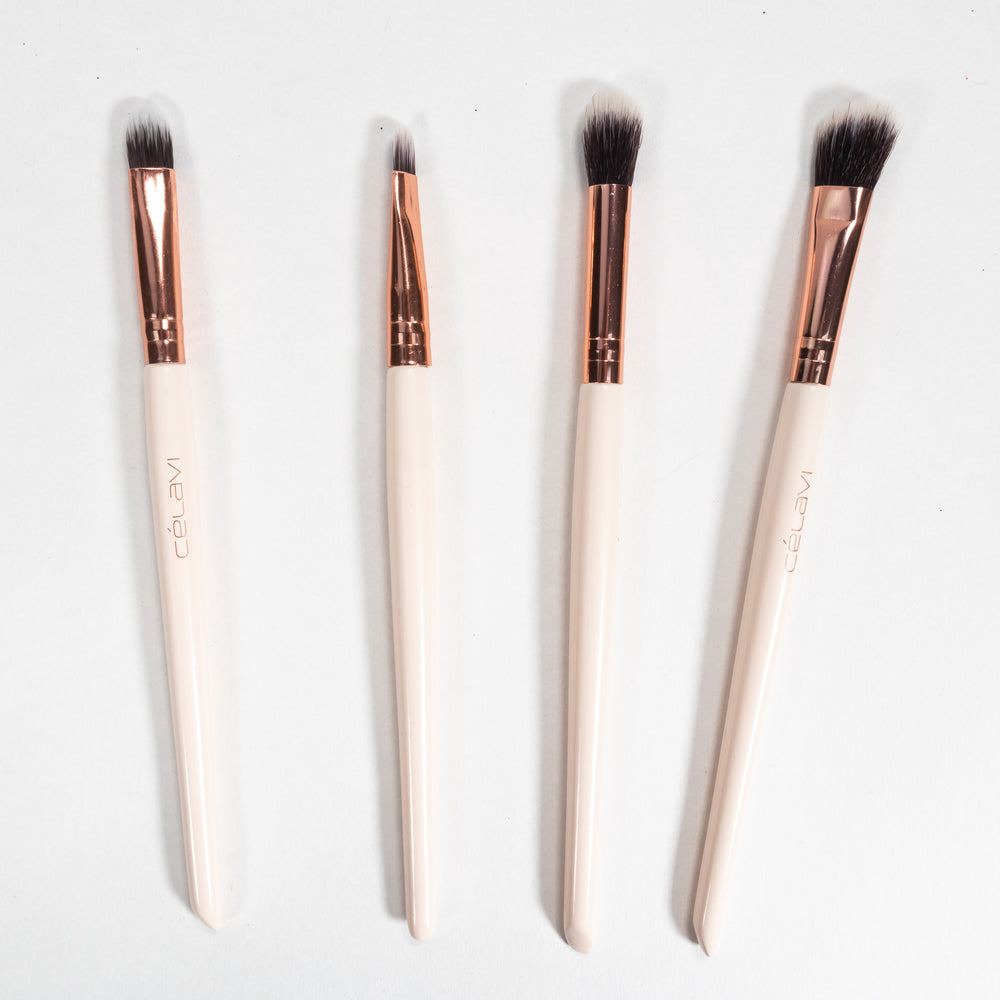 Sensational 4 PC Brush Set freeshipping - Celavi Beauty & Cosmetics