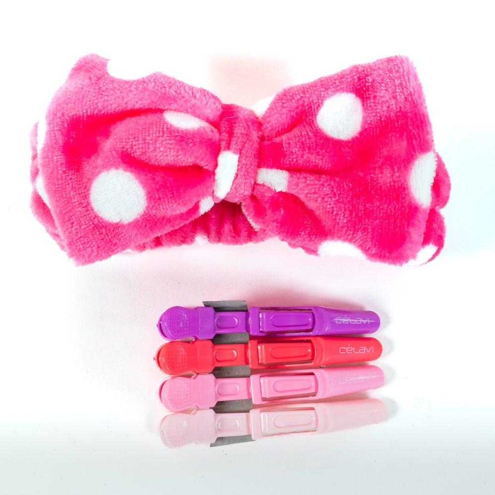 spa headband alligator clips