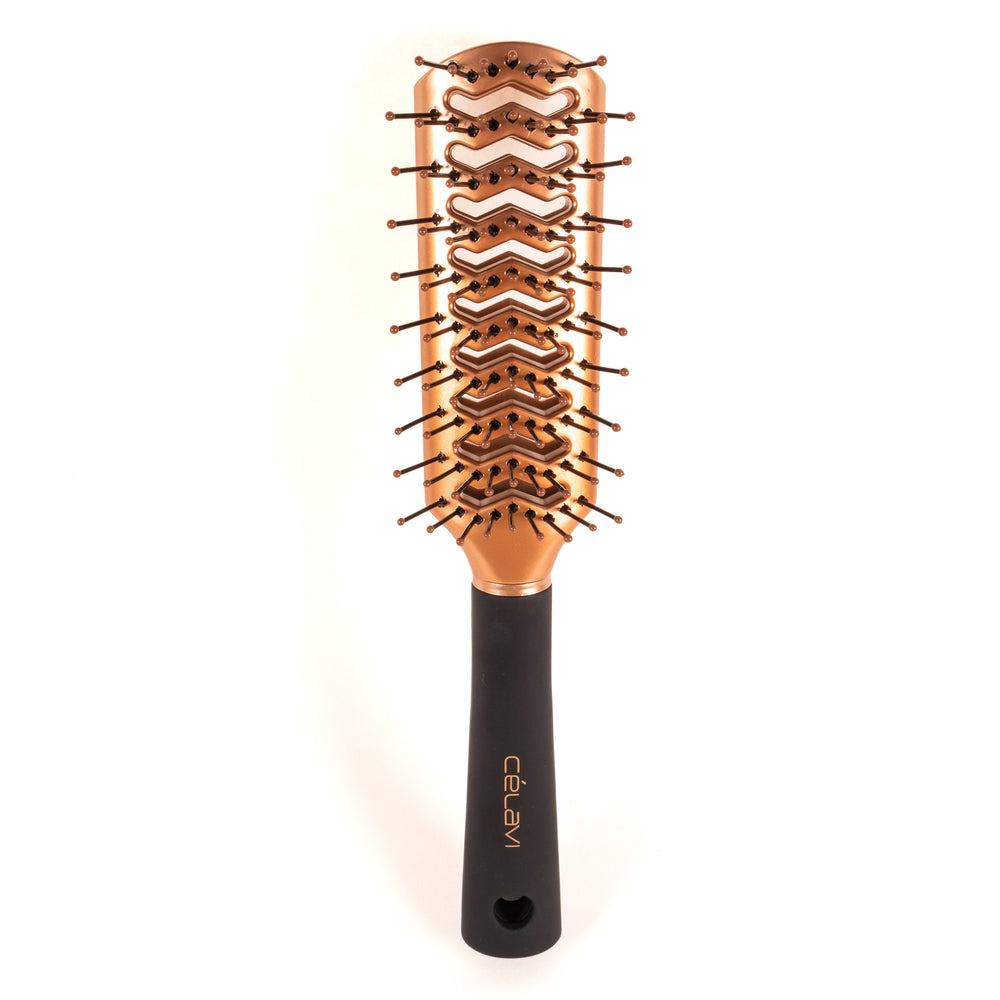 Bronze Gold Thermal Vent Brush freeshipping - Celavi Beauty & Cosmetics