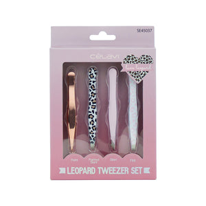 Leopard Tweezer Set