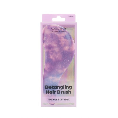 Detangling Hair Brush Pink Galaxy