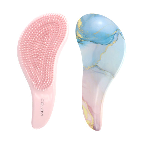 Detangling Hair Brush Pink Marble