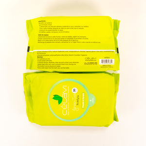 Green Tea Cleansing Wipes | 30 Sheets freeshipping - Celavi Beauty & Cosmetics