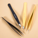 Slant & Point Tweezer Set freeshipping - Celavi Beauty & Cosmetics