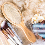 Bamboo Oval Pin hair Brush